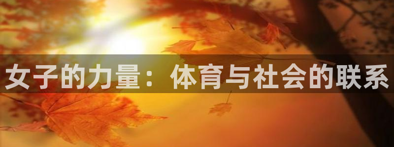 米兰体育登录：女子的力量：体育与社会的联系